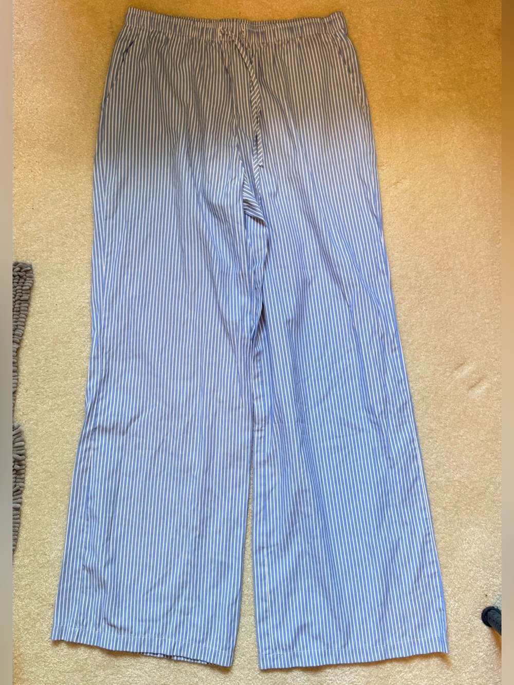 stradivarius Blue and White Pinstripe Men’s Pants